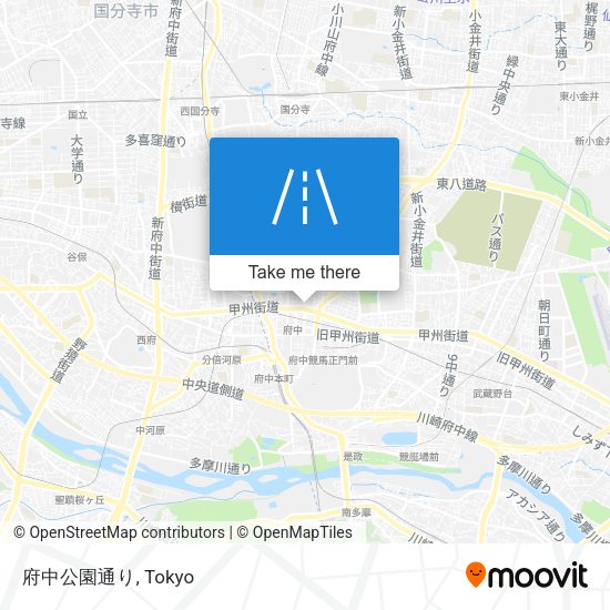 府中公園通り map