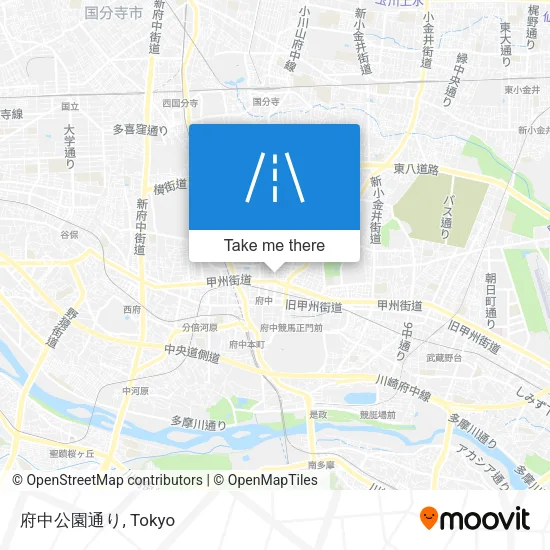府中公園通り map