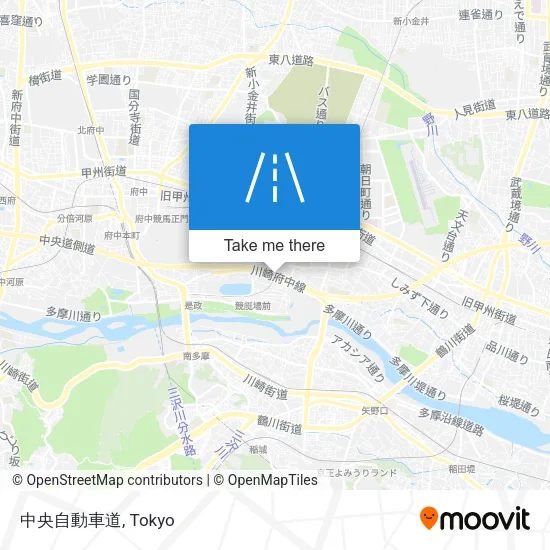 中央自動車道 map