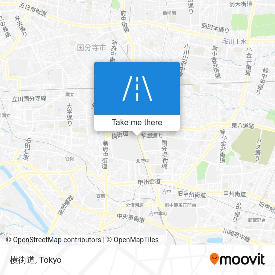 横街道 map
