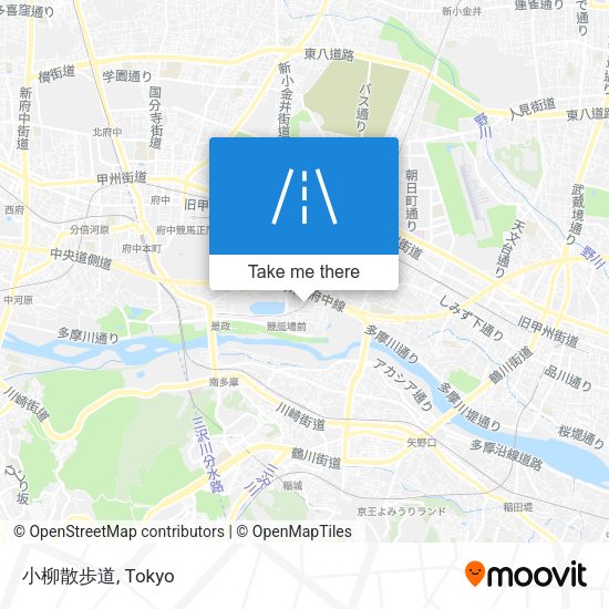 小柳散歩道 map