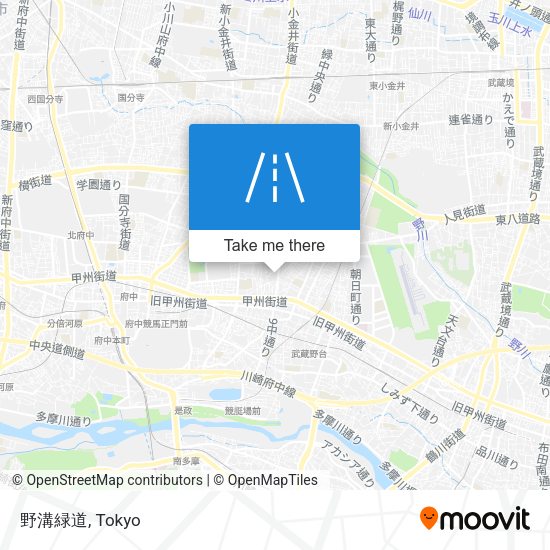 野溝緑道 map