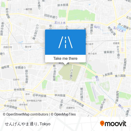 せんげんやま通り map