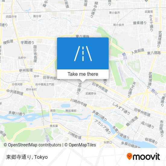 東郷寺通り map