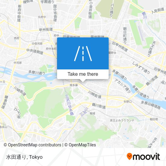 水田通り map
