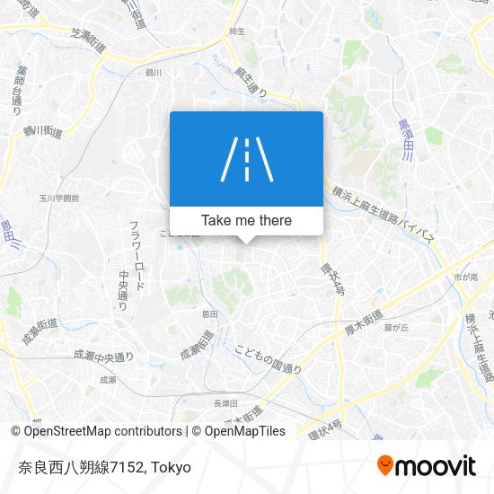 奈良西八朔線7152 map