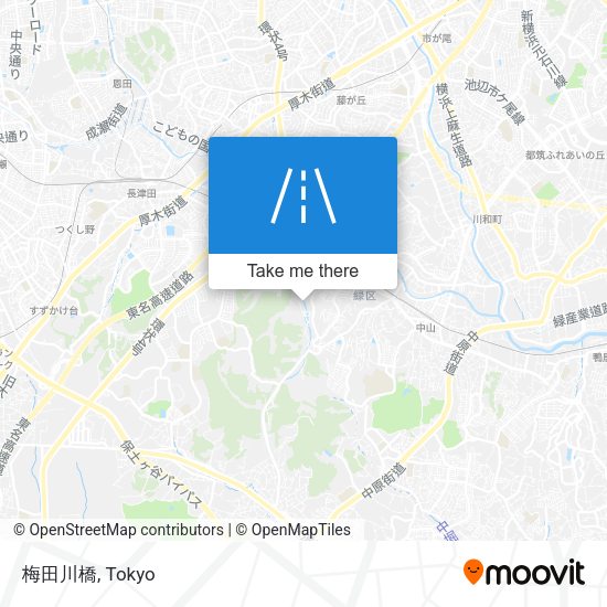 梅田川橋 map