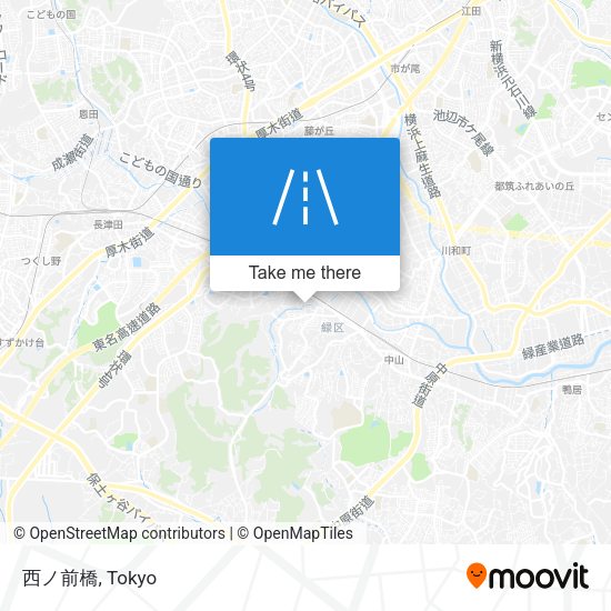 西ノ前橋 map