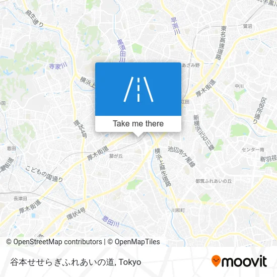 谷本せせらぎふれあいの道 map
