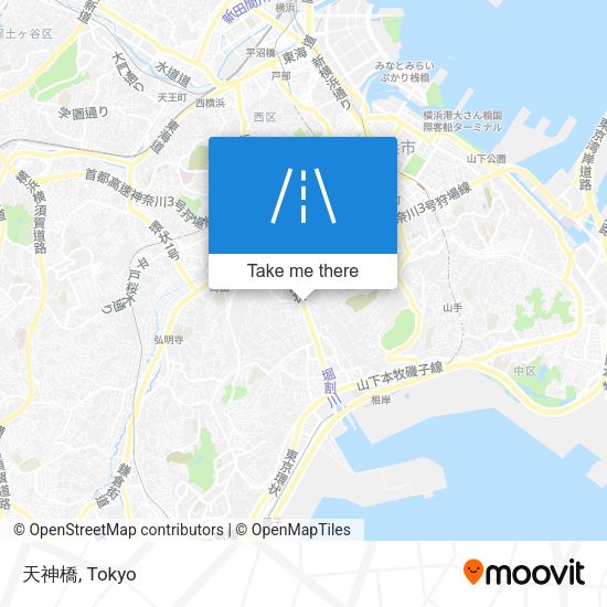 天神橋 map