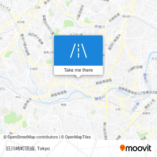 旧川崎町田線 map