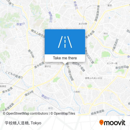 学校橋人道橋 map
