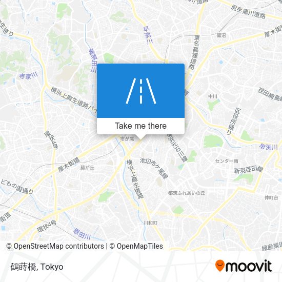 鶴蒔橋 map