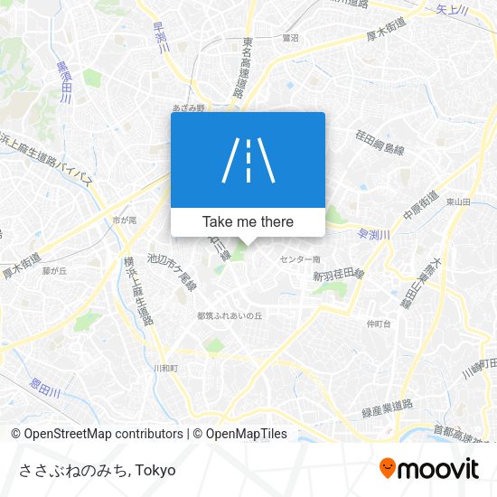 ささぶねのみち map