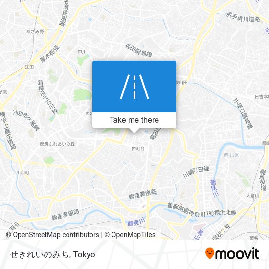 せきれいのみち map