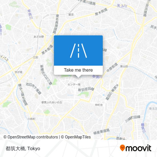 都筑大橋 map
