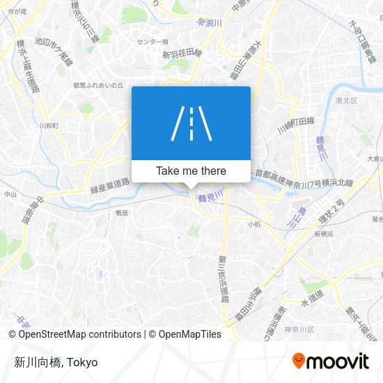 新川向橋 map
