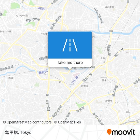 亀甲橋 map