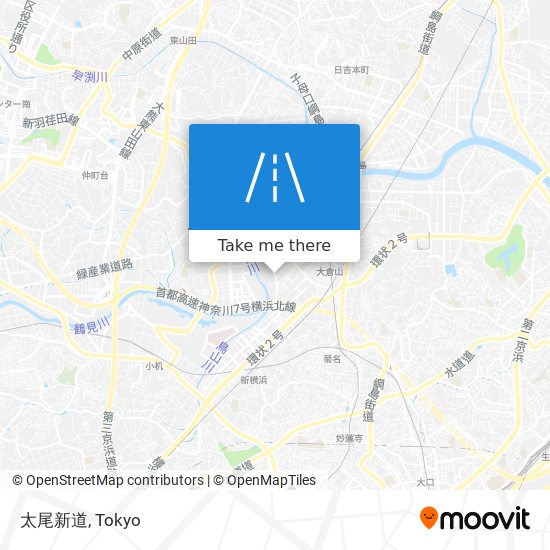 太尾新道 map