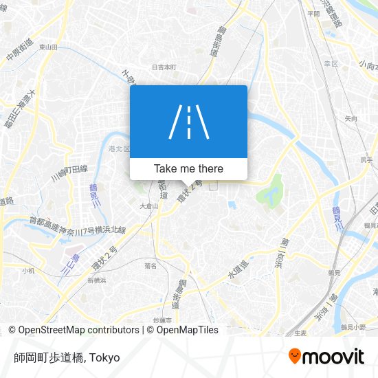 師岡町歩道橋 map