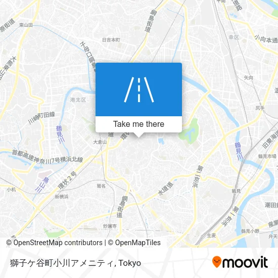 獅子ケ谷町小川アメニティ map