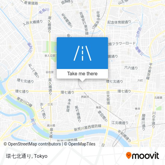 環七北通り map