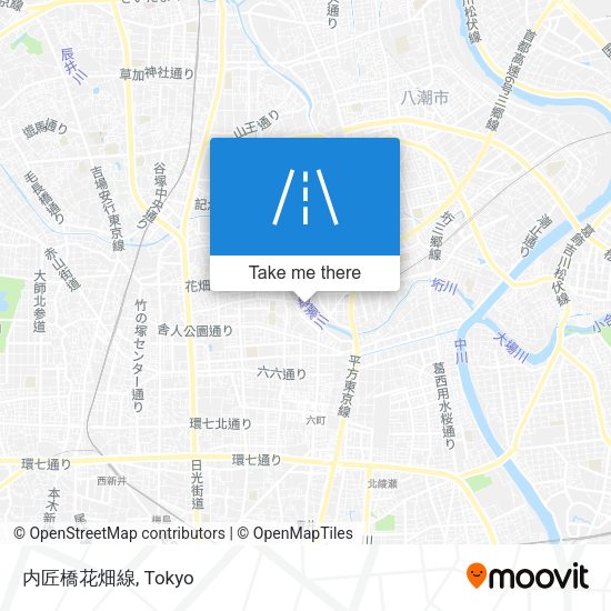内匠橋花畑線 map