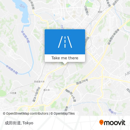 成田街道 map