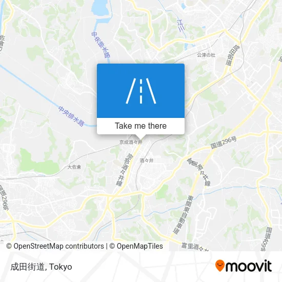成田街道 map