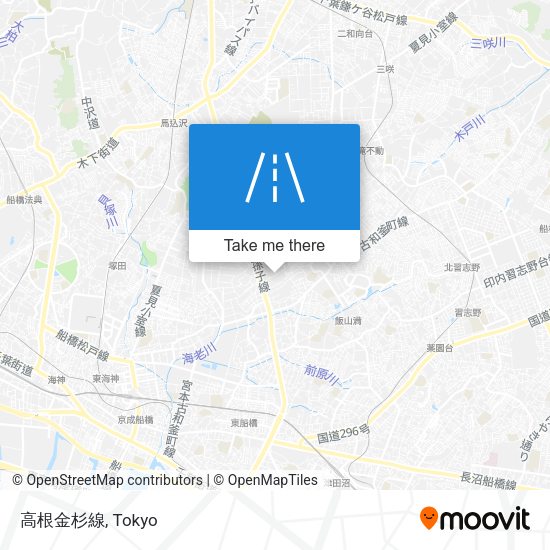 高根金杉線 map