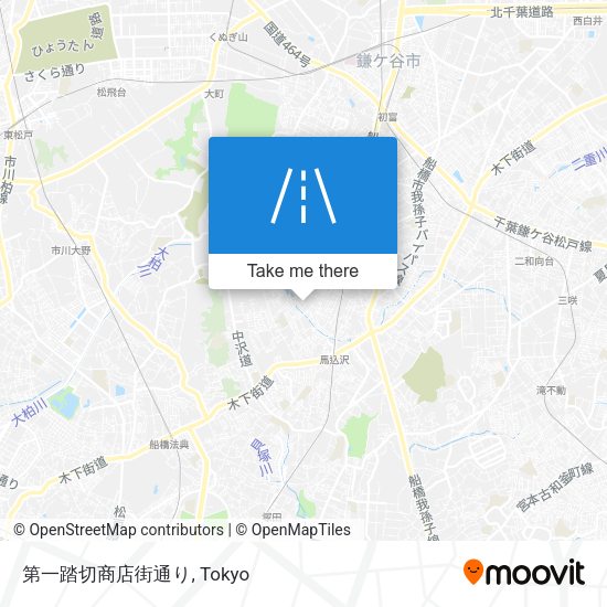 第一踏切商店街通り map