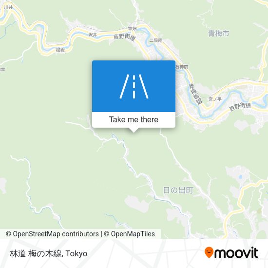 林道 梅の木線 map