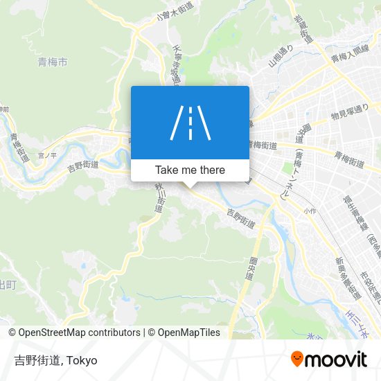 吉野街道 map