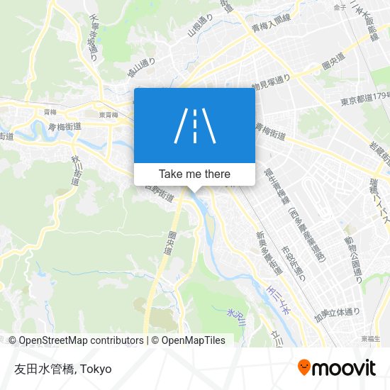 友田水管橋 map