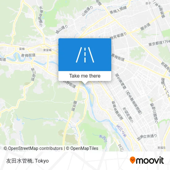 友田水管橋 map