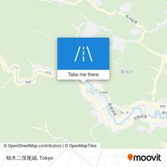 柚木二俣尾線 map