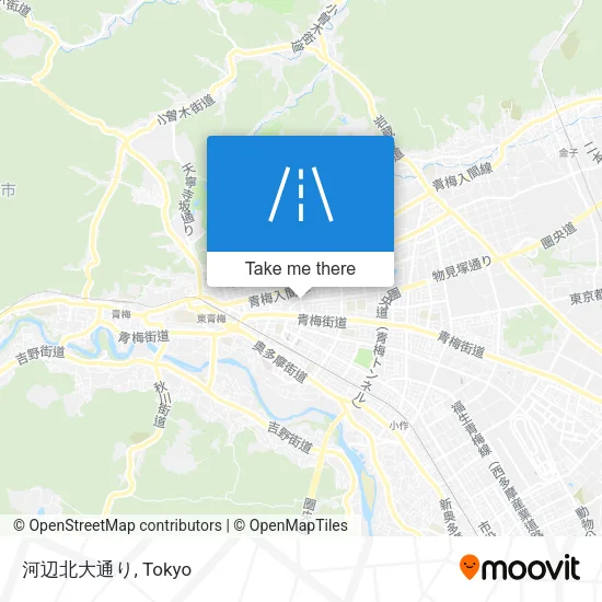 河辺北大通り map