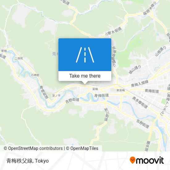 青梅秩父線 map