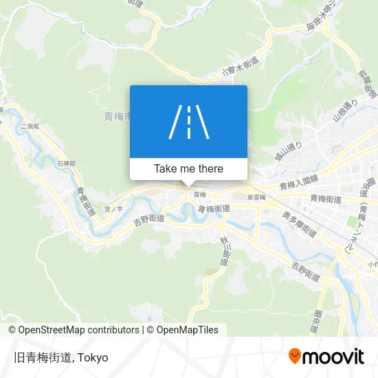旧青梅街道 map