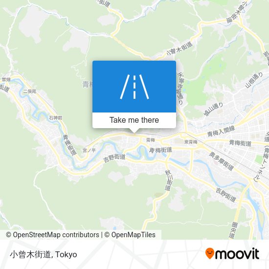 小曾木街道 map