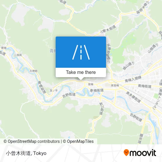 小曾木街道 map