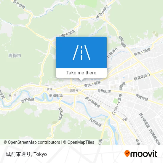 城前東通り map