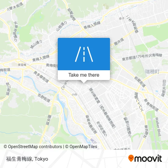 福生青梅線 map