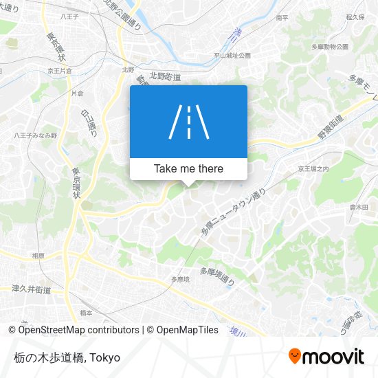 栃の木歩道橋 map