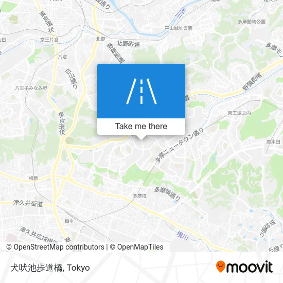犬吠池歩道橋 map
