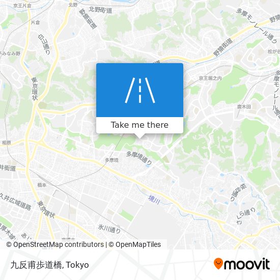 九反甫歩道橋 map