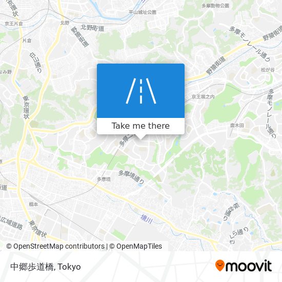 中郷歩道橋 map