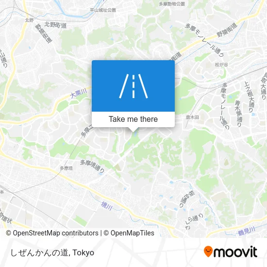 しぜんかんの道 map