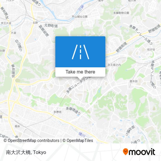 南大沢大橋 map