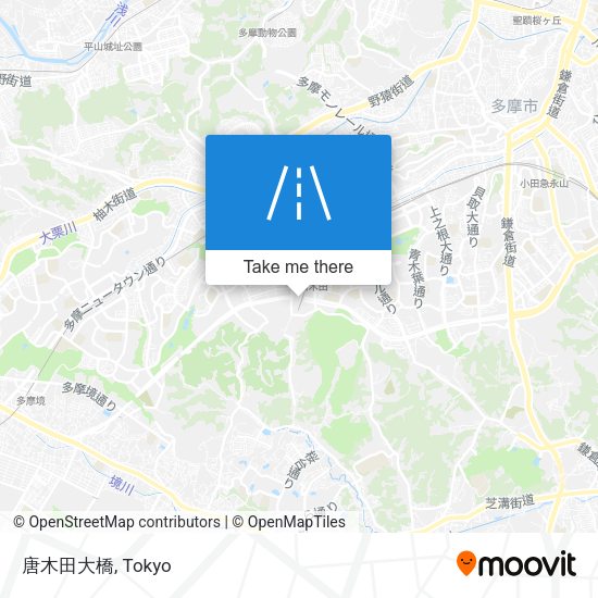 唐木田大橋 map
